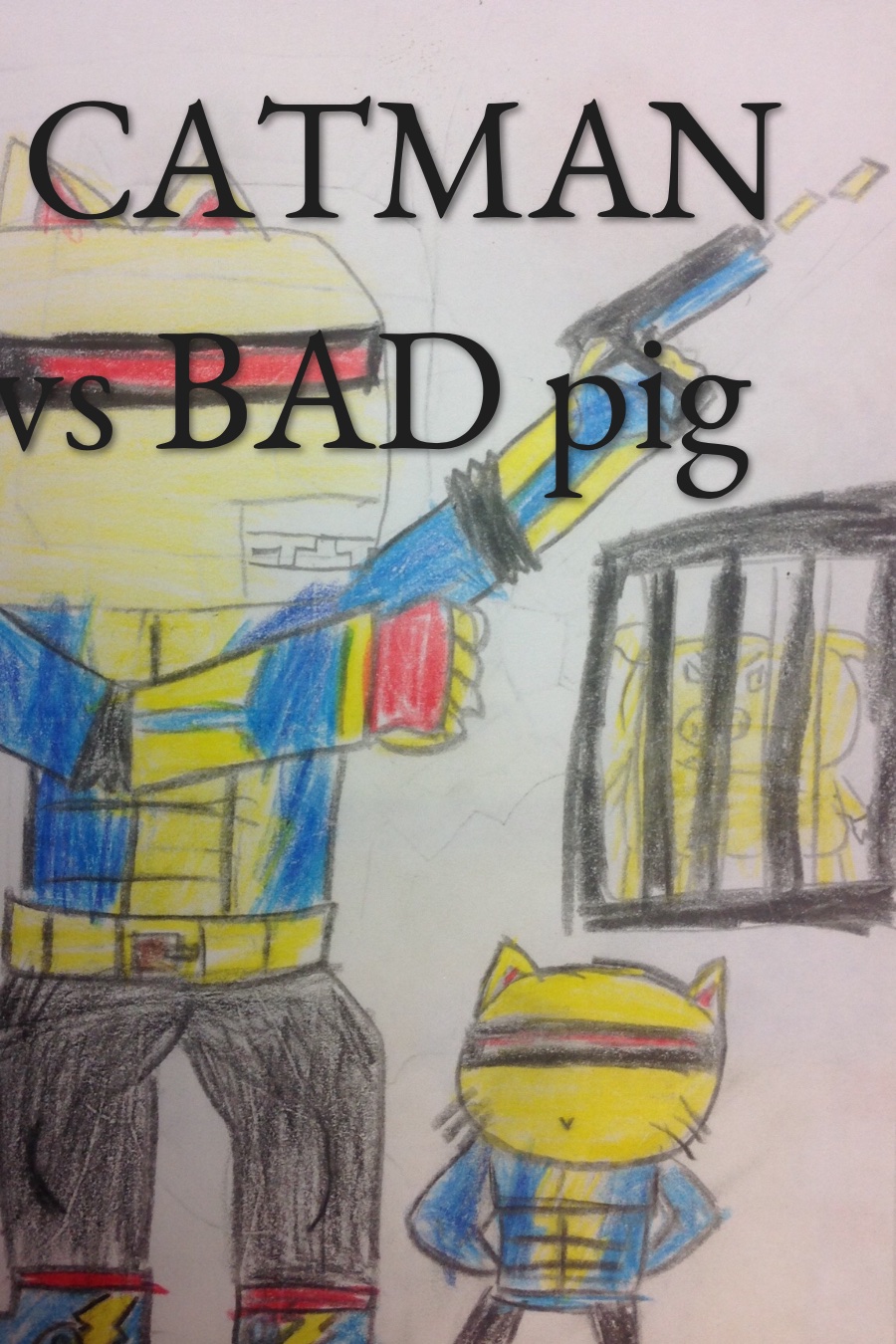 CAT man VS BAD pig-1