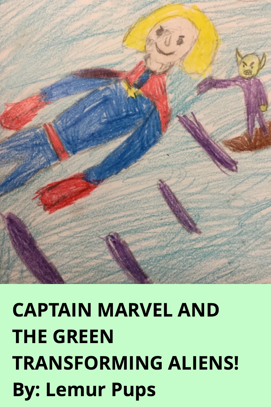 Captain Marvel and The Green Transforming Aliens