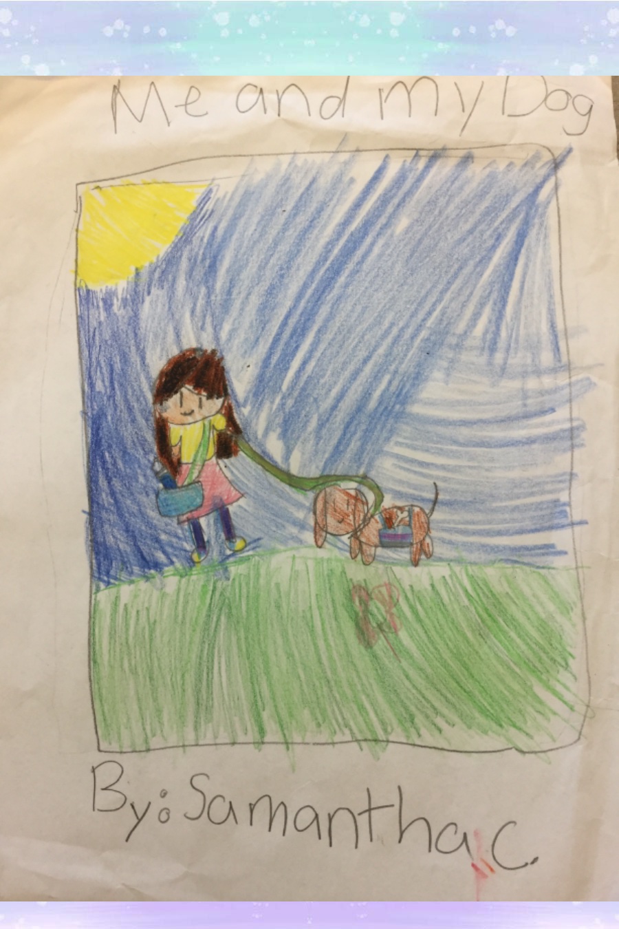 Me and My Dog By Samantha C