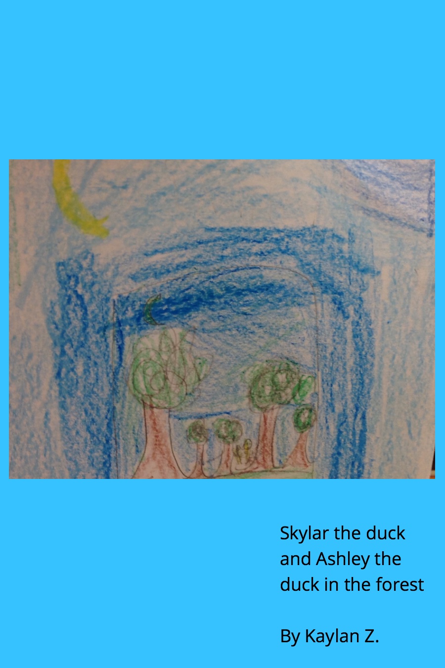 Skylar the Duck and Ashley the Duck in the Forest by Kaylan Z