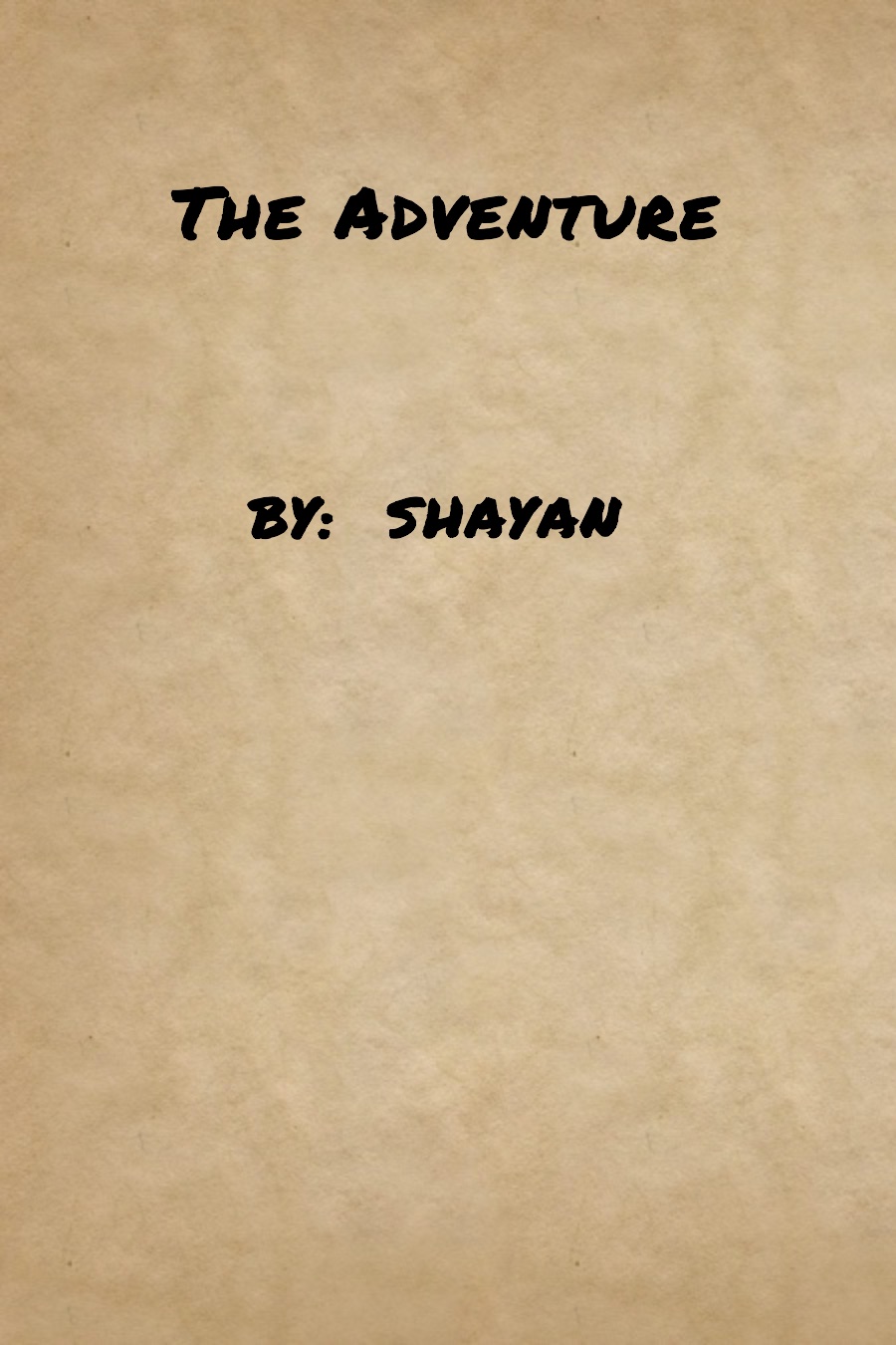 The Adventure By Shayan P