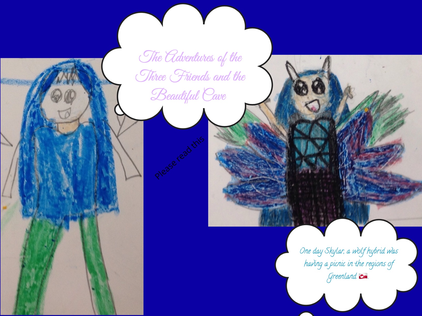 The Adventures of the Three Friends and the Beautiful Cave by Zahara G