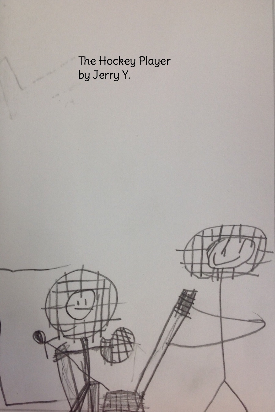 The Hockey Player by Jerry Y