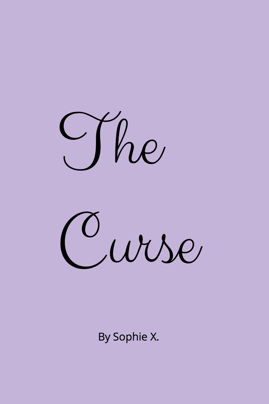 The Curse by Sophie X