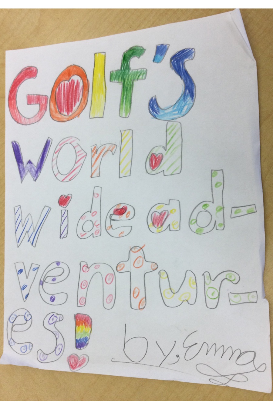 Golf’s World Wide Adventures by Emma S