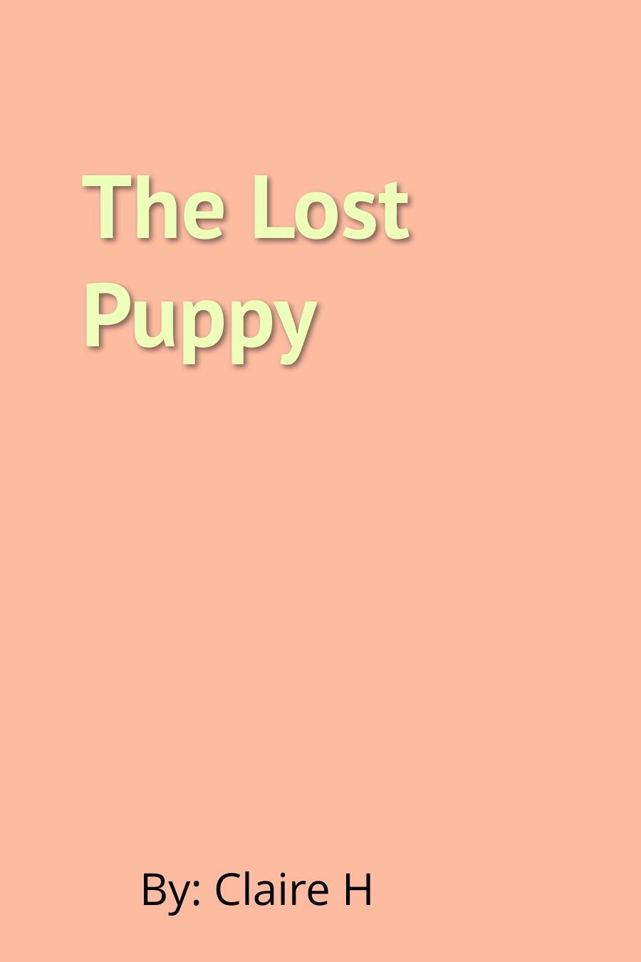 The Lost Puppy By Claire H