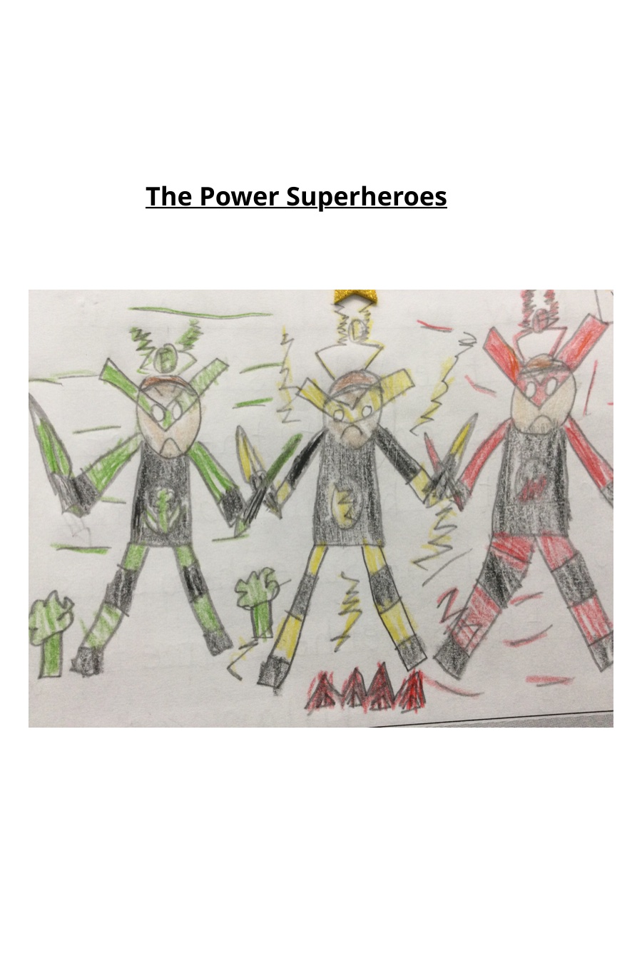 The Power Superheroes by Maddon L