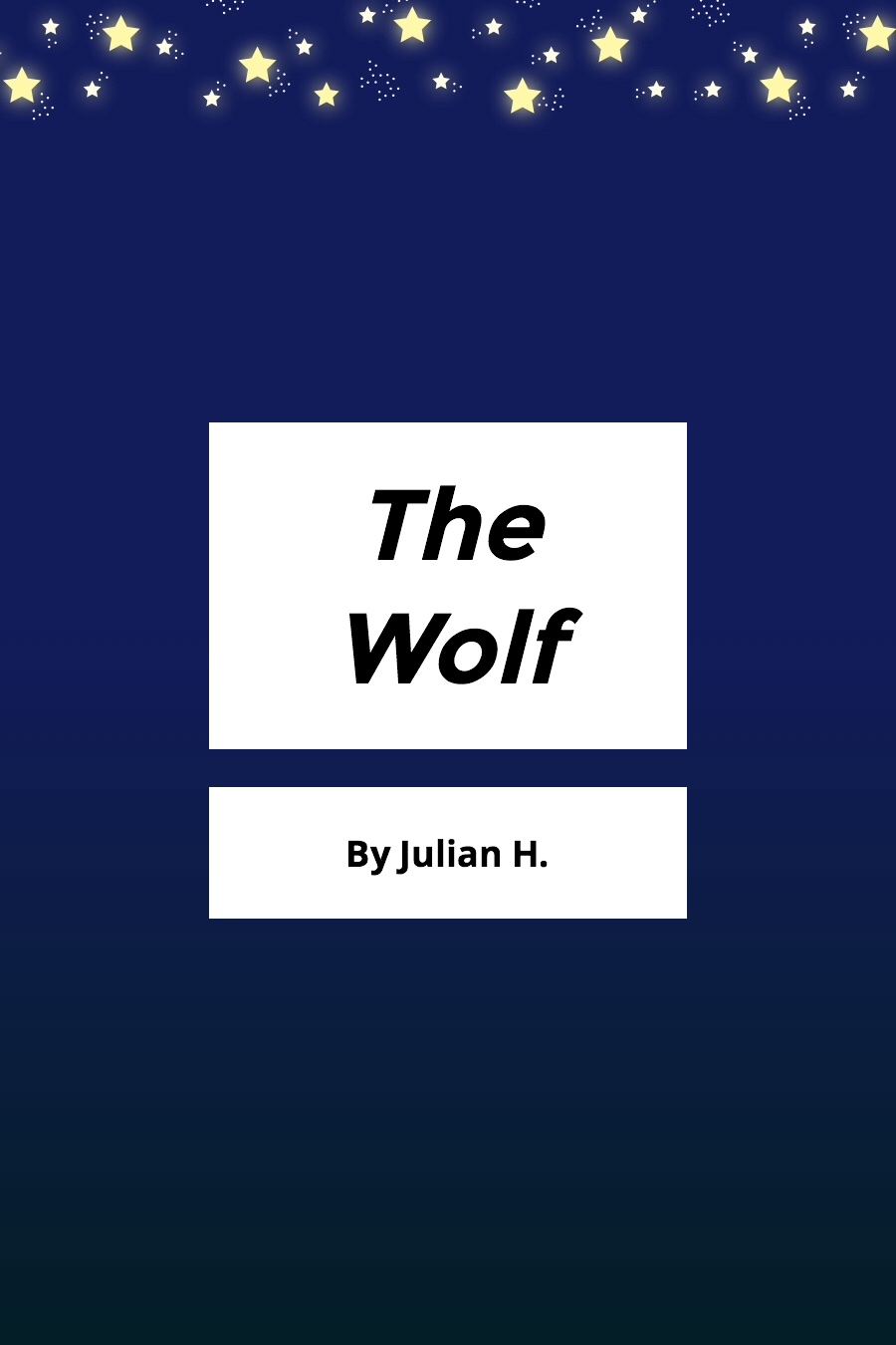 The Wolf By Julian H