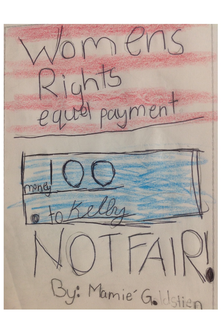 Women’s Rights, Equal Payment By Mamie G