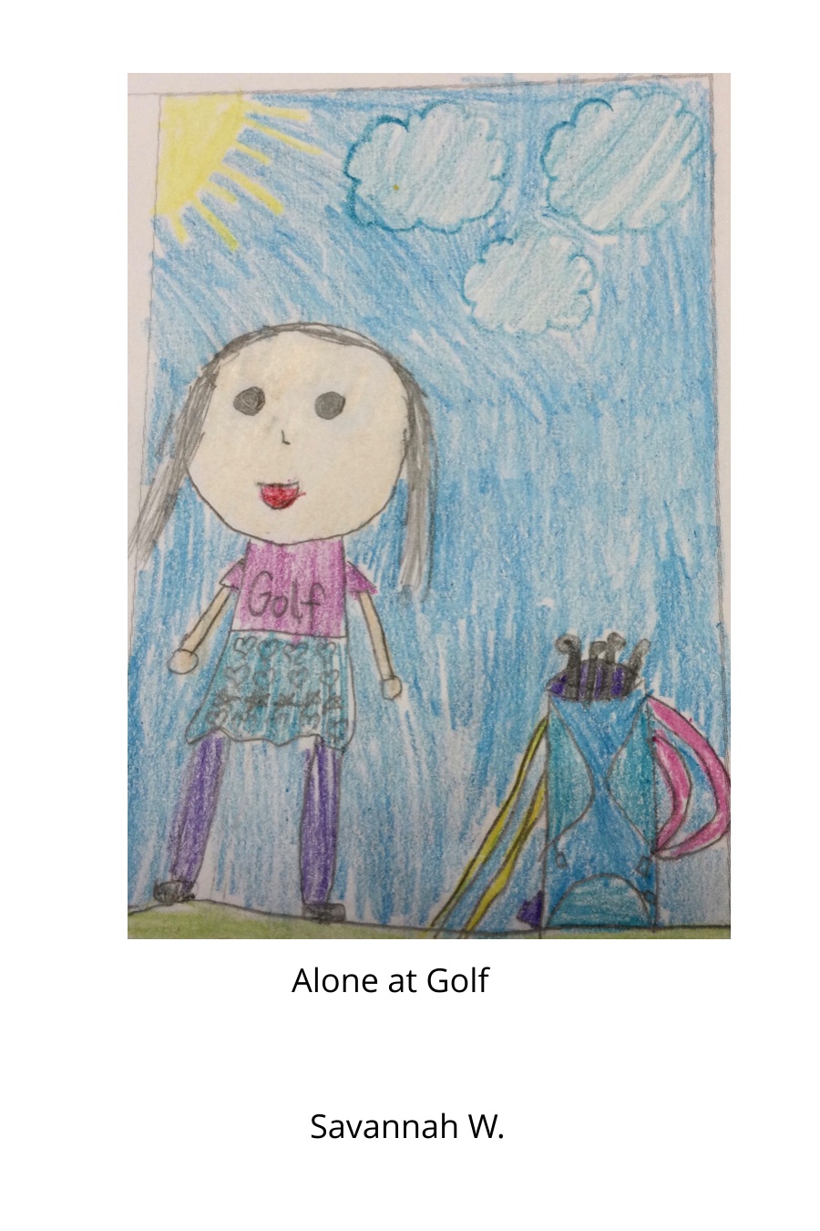 Alone at Golf by Savannah W