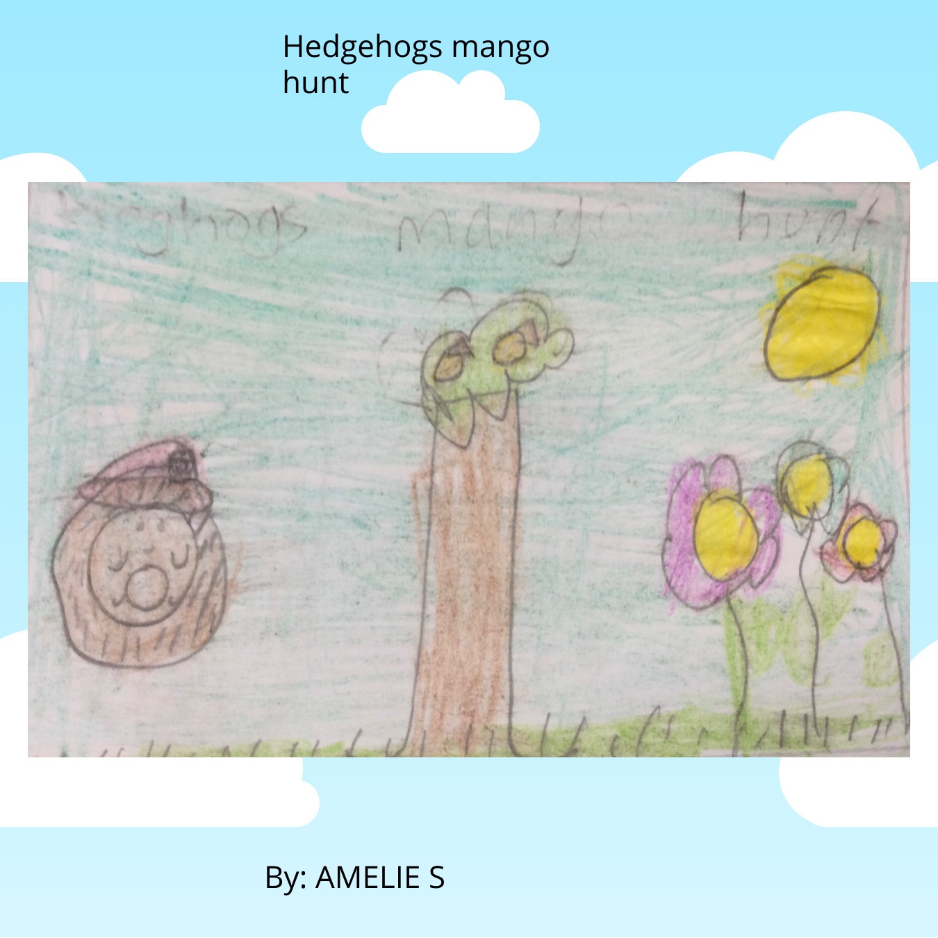Hedgehogs Mango Hunt by Amelie S