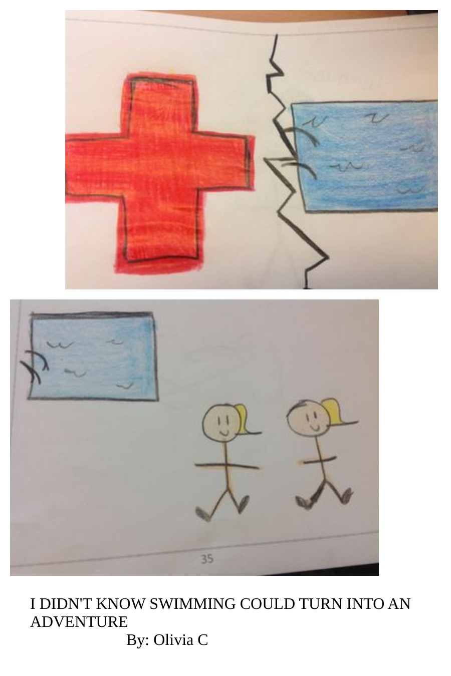 I Didnt Know Swimming Could Turn into an Adventure by Olivia C