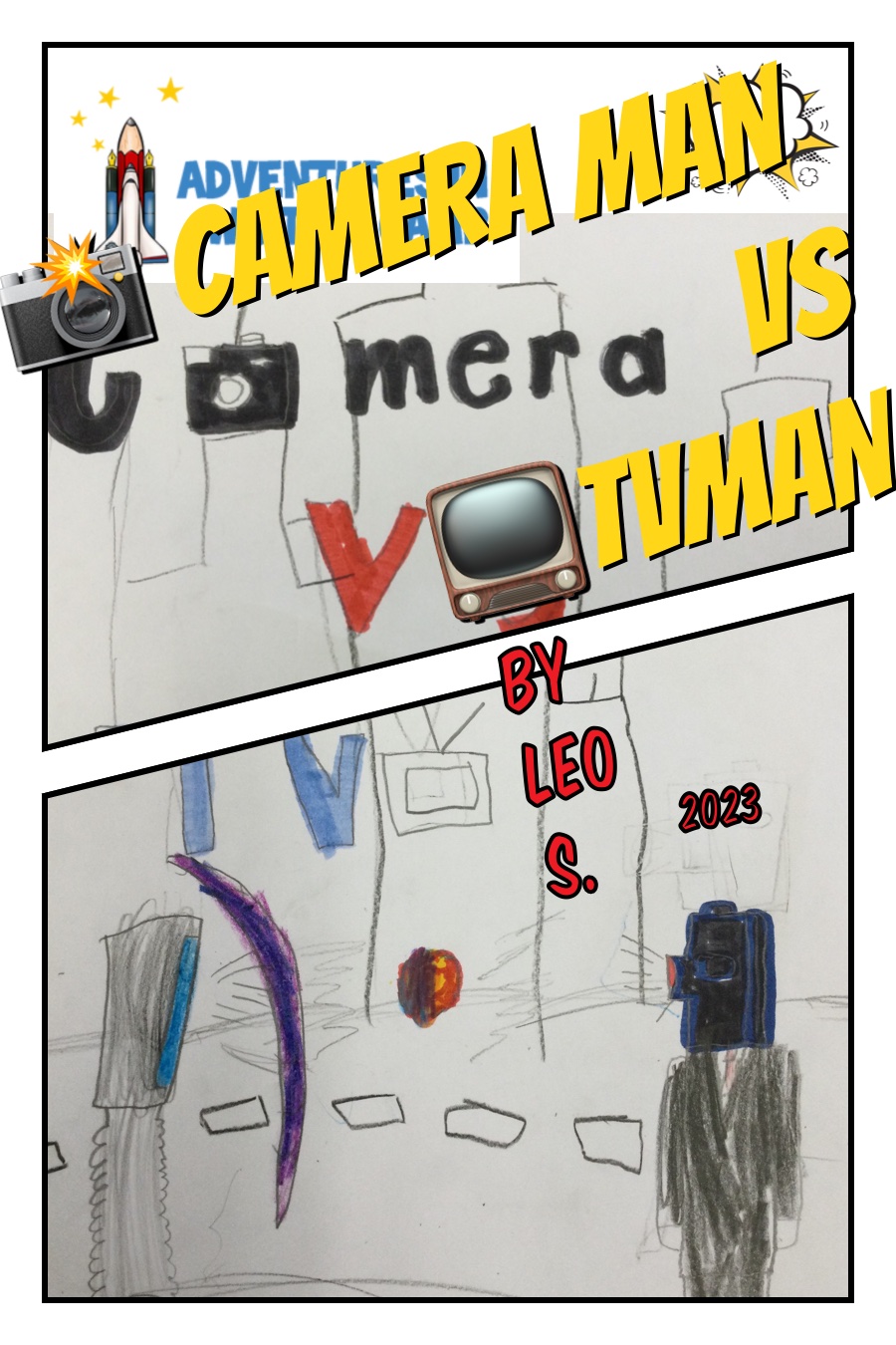 Camera Man VS TV Man by Leonardo Leo S.