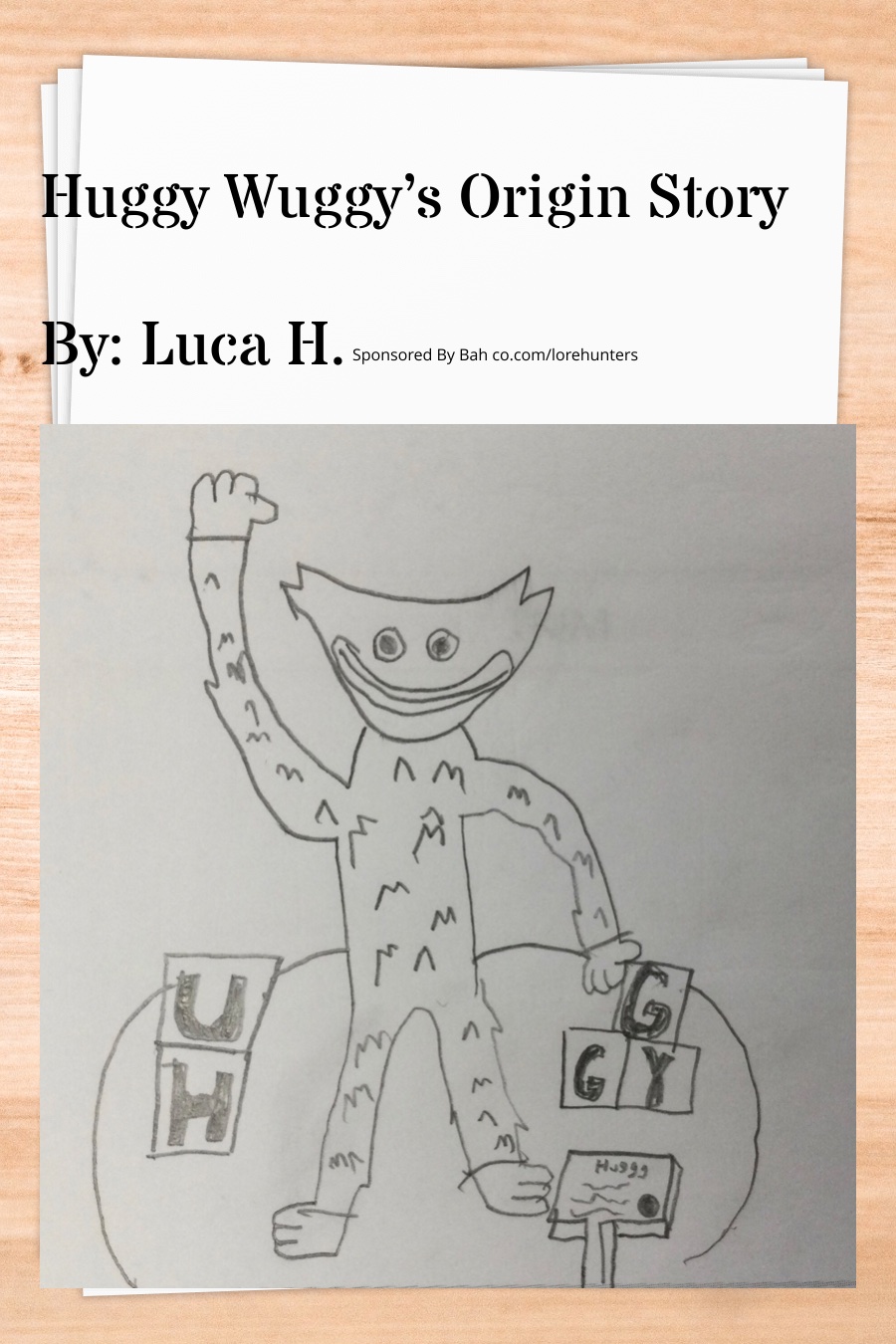 Huggy Wuggy’s Origin Story By Luca H