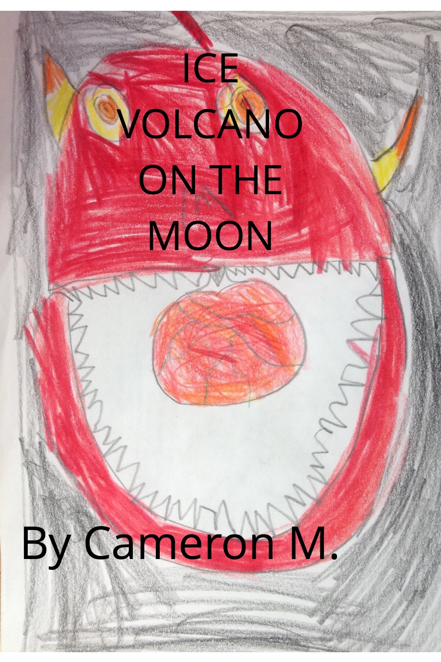 Ice Volcano on the Moon by Cameron M
