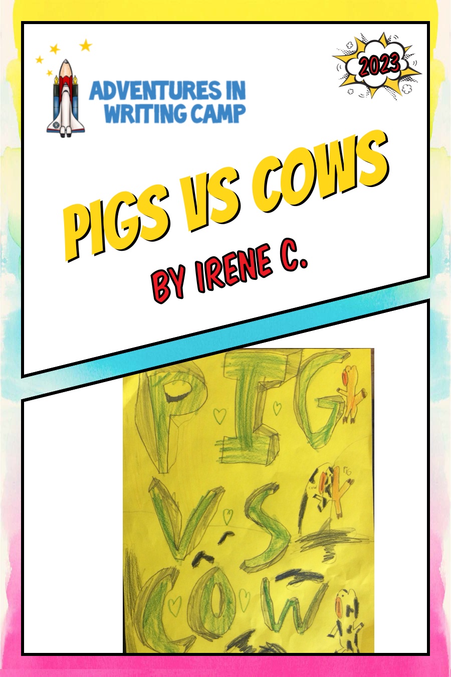 Pigs vs Cows by Irene C