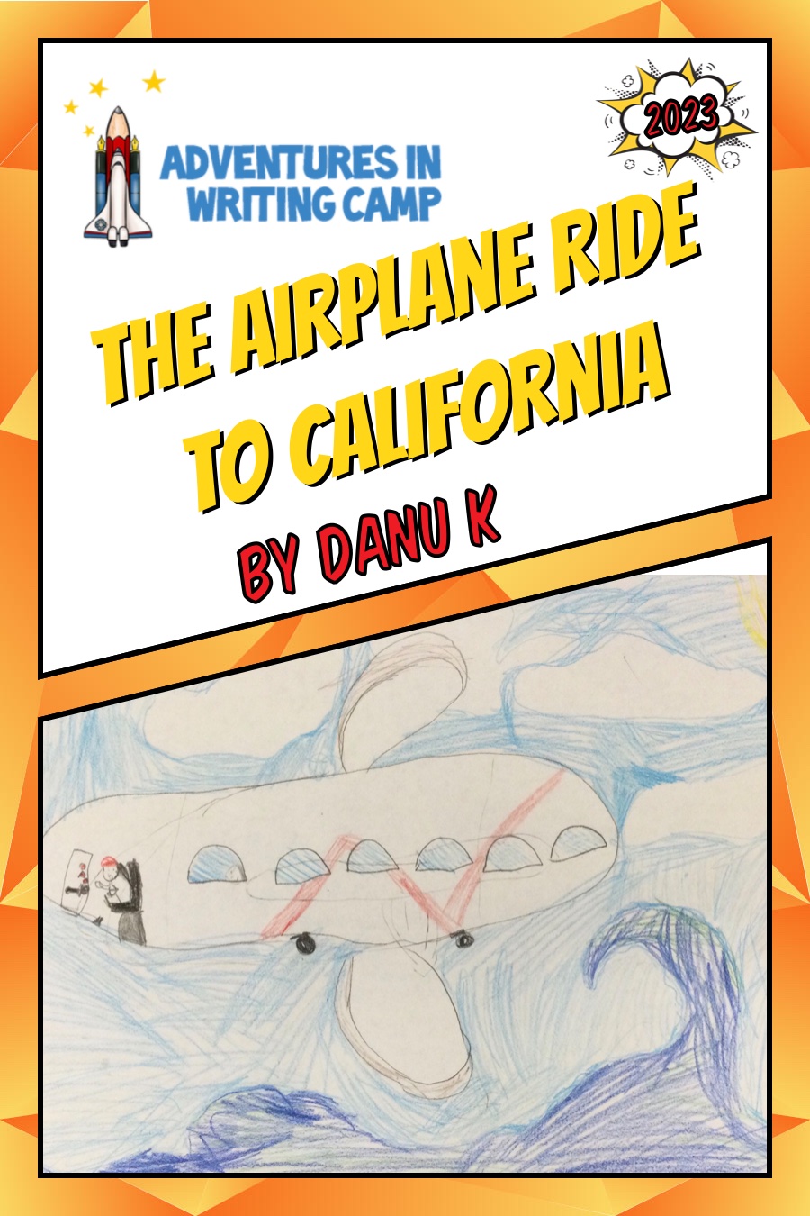 The Airplane Ride to California by Danu K