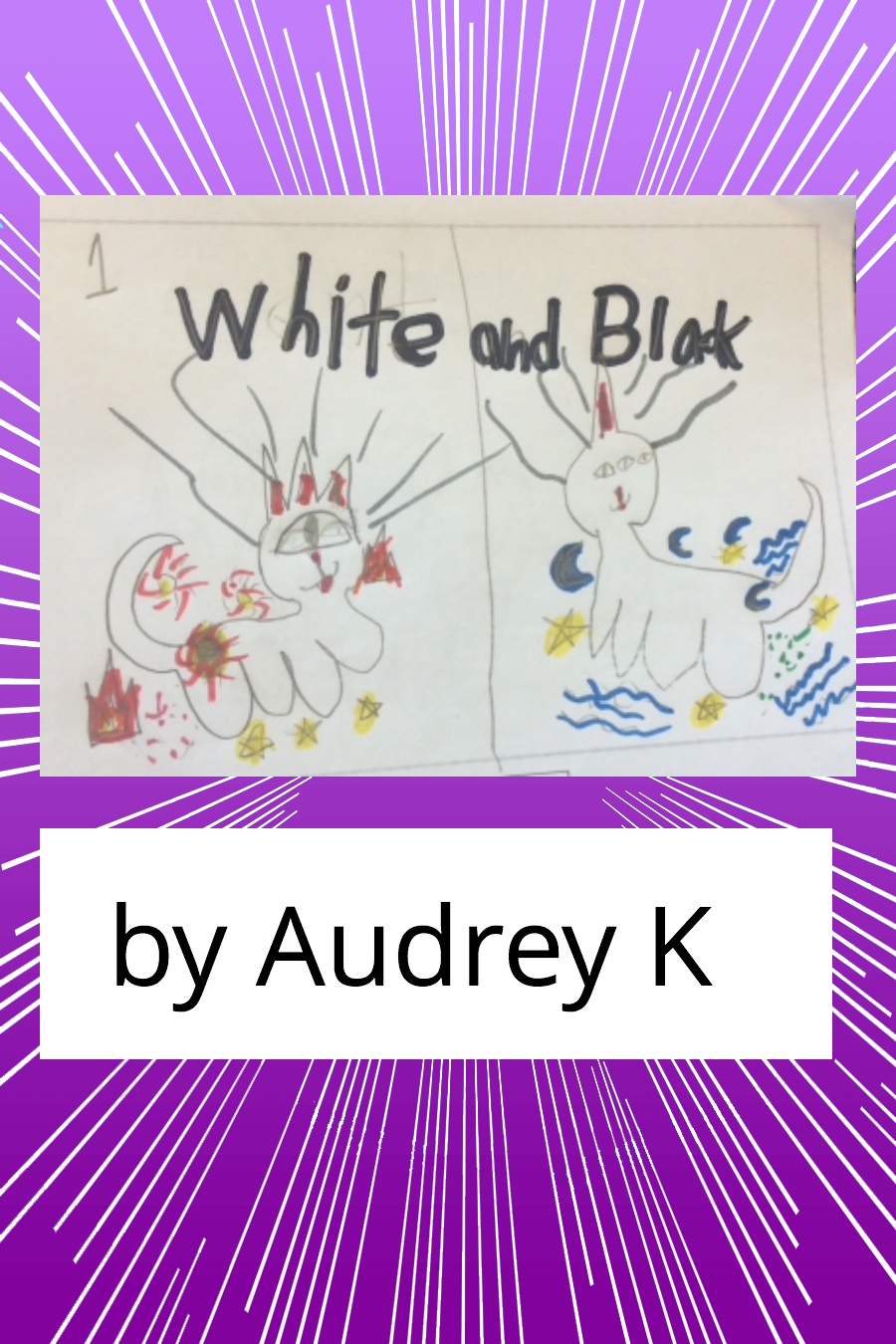 White and Black by Audrey K
