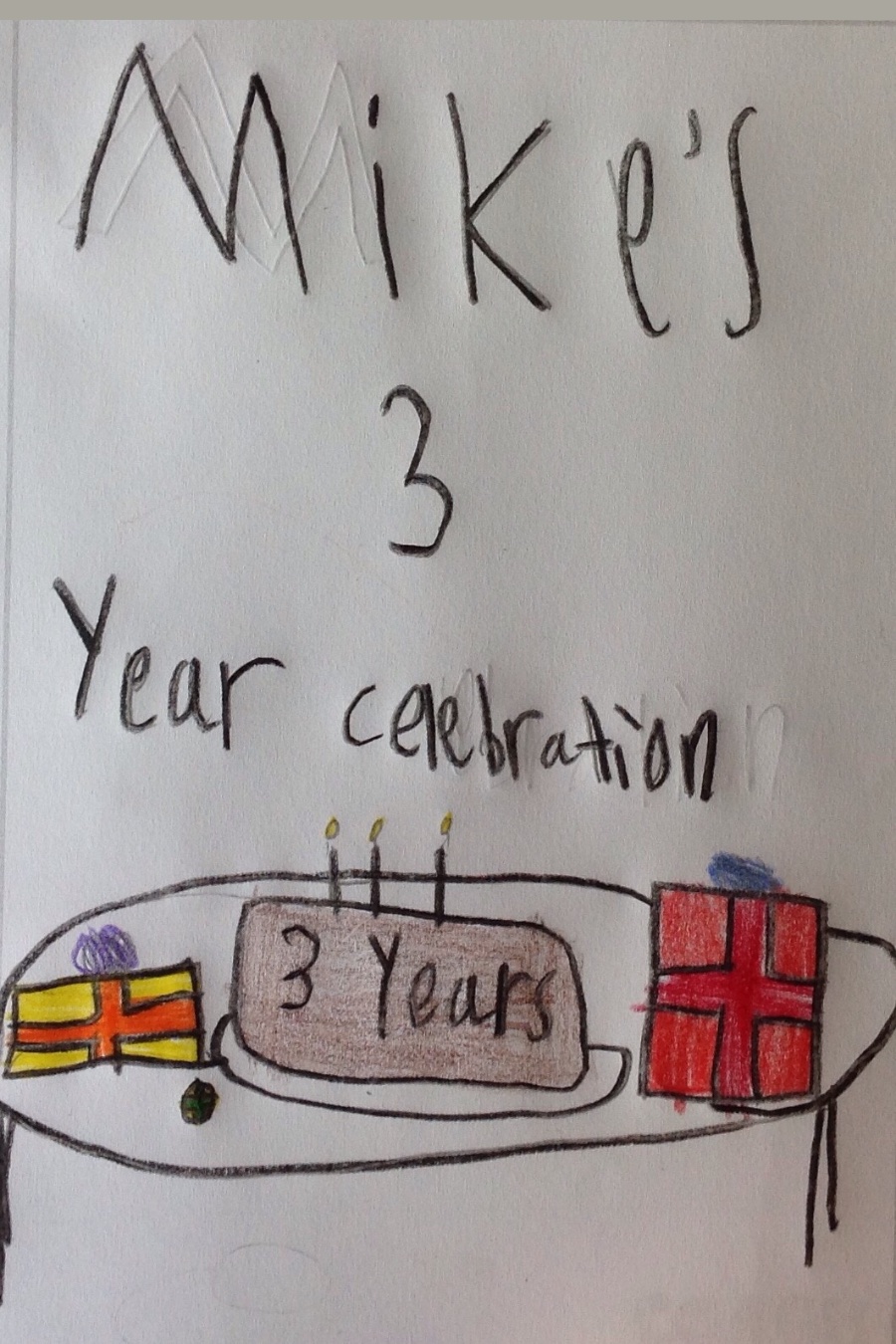 Mike’s 3 Year Celebration by Lauryn S