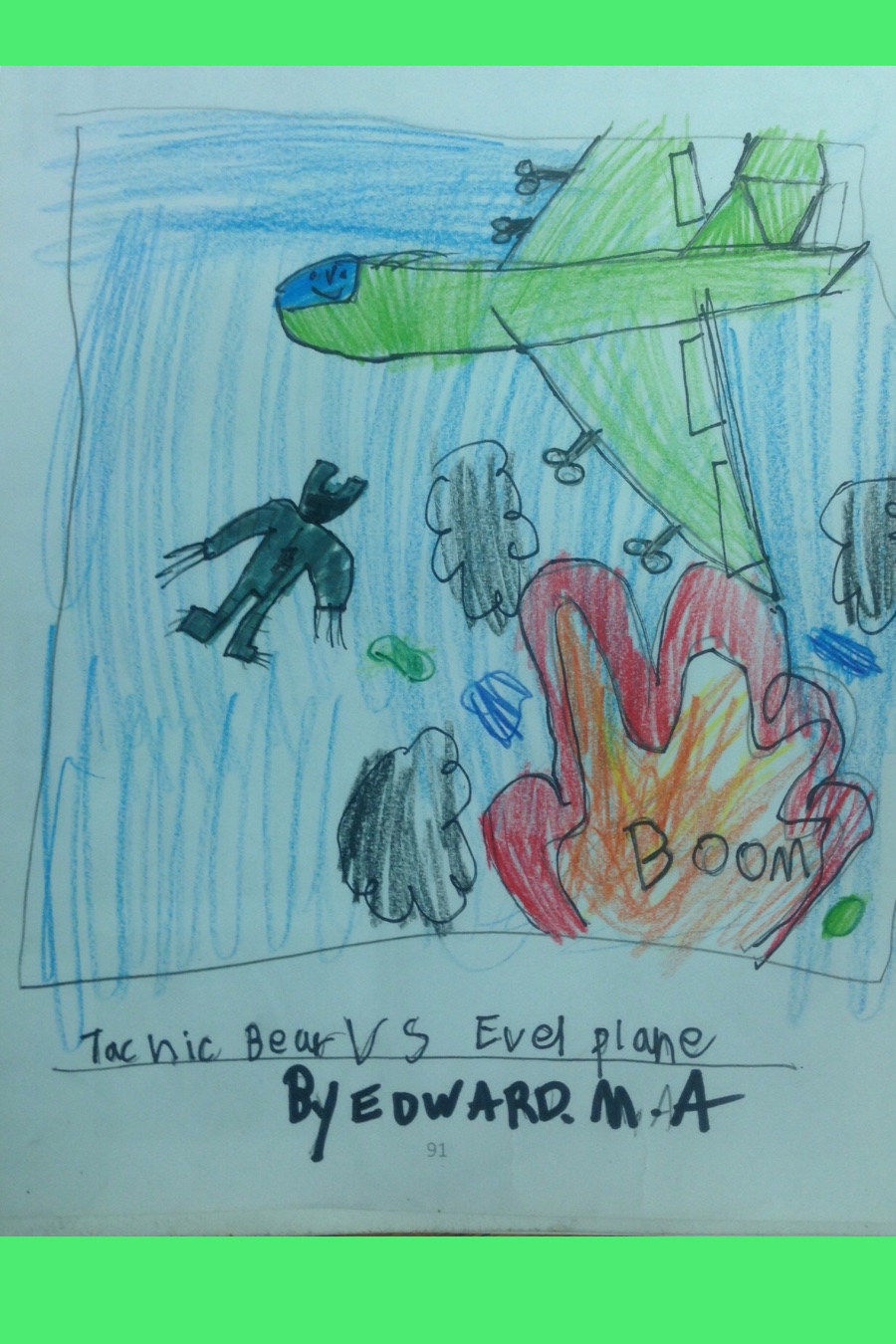 Technic bear vs Evil Plane by Edward M A