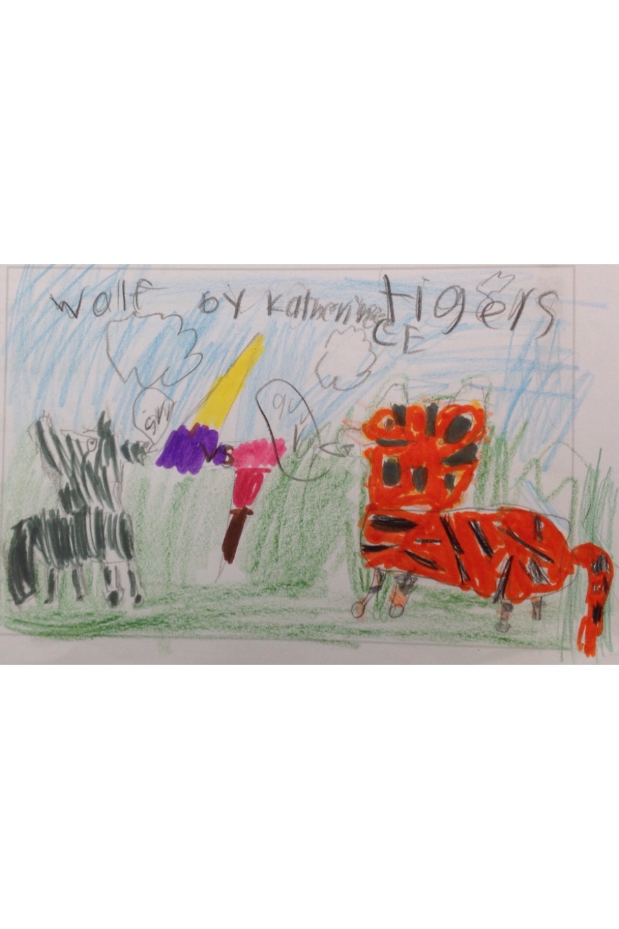 Wolf vs Tigers by Katherine CE