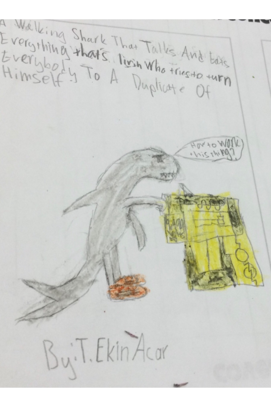 A Walking Shark by Ekin A