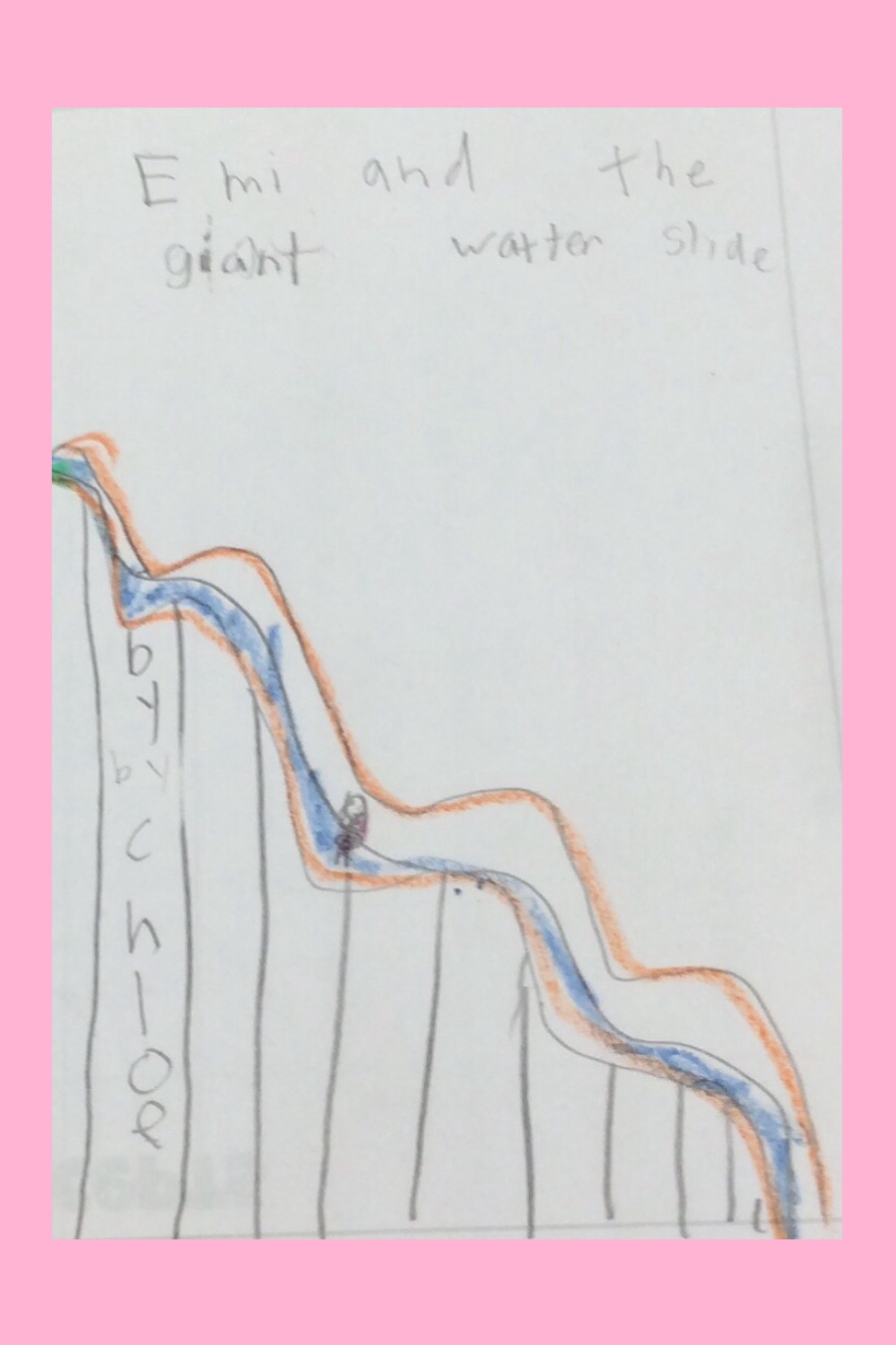 Emi and The Giant Waterslide by Chloe C