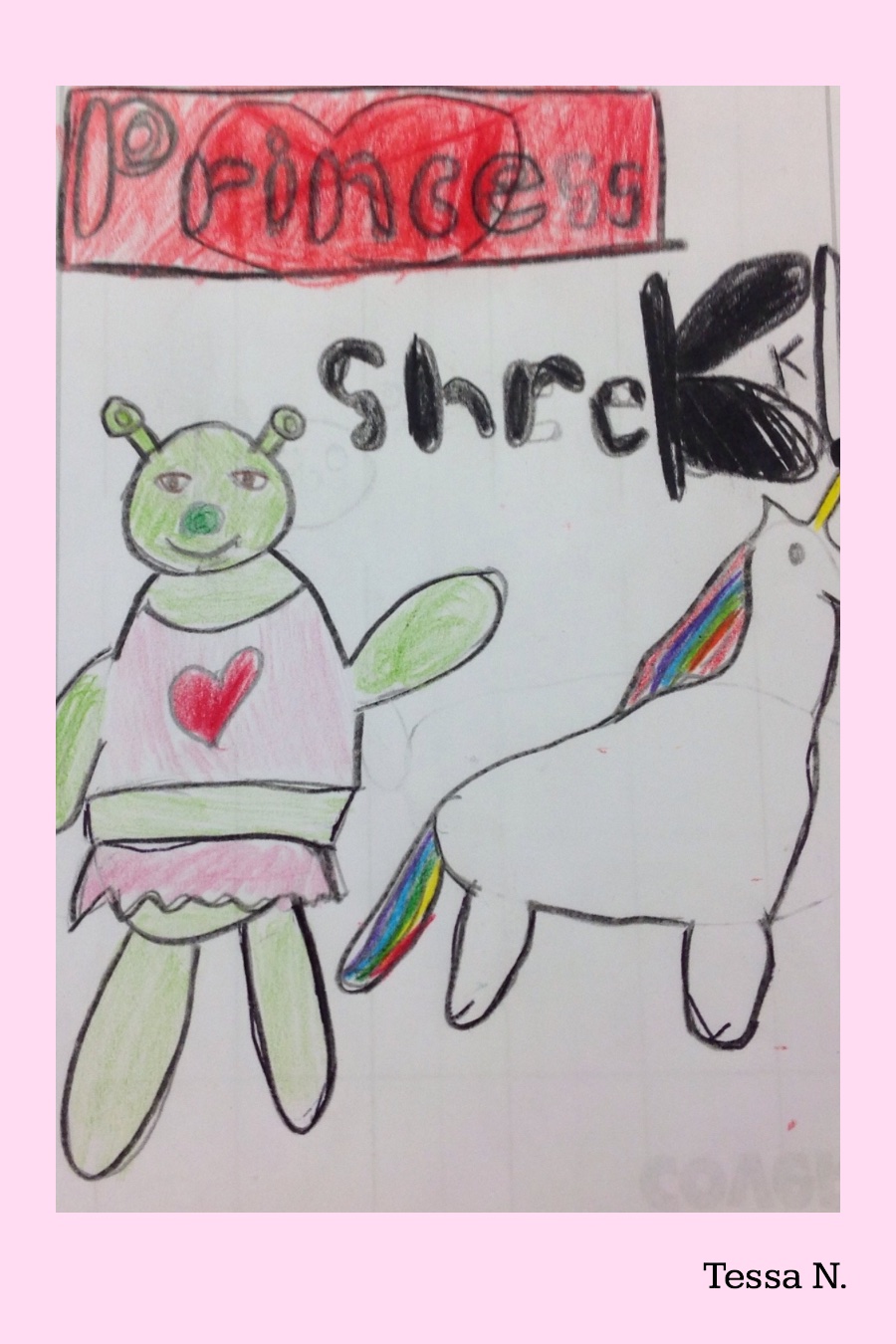 Princess Shrek by Tessa N