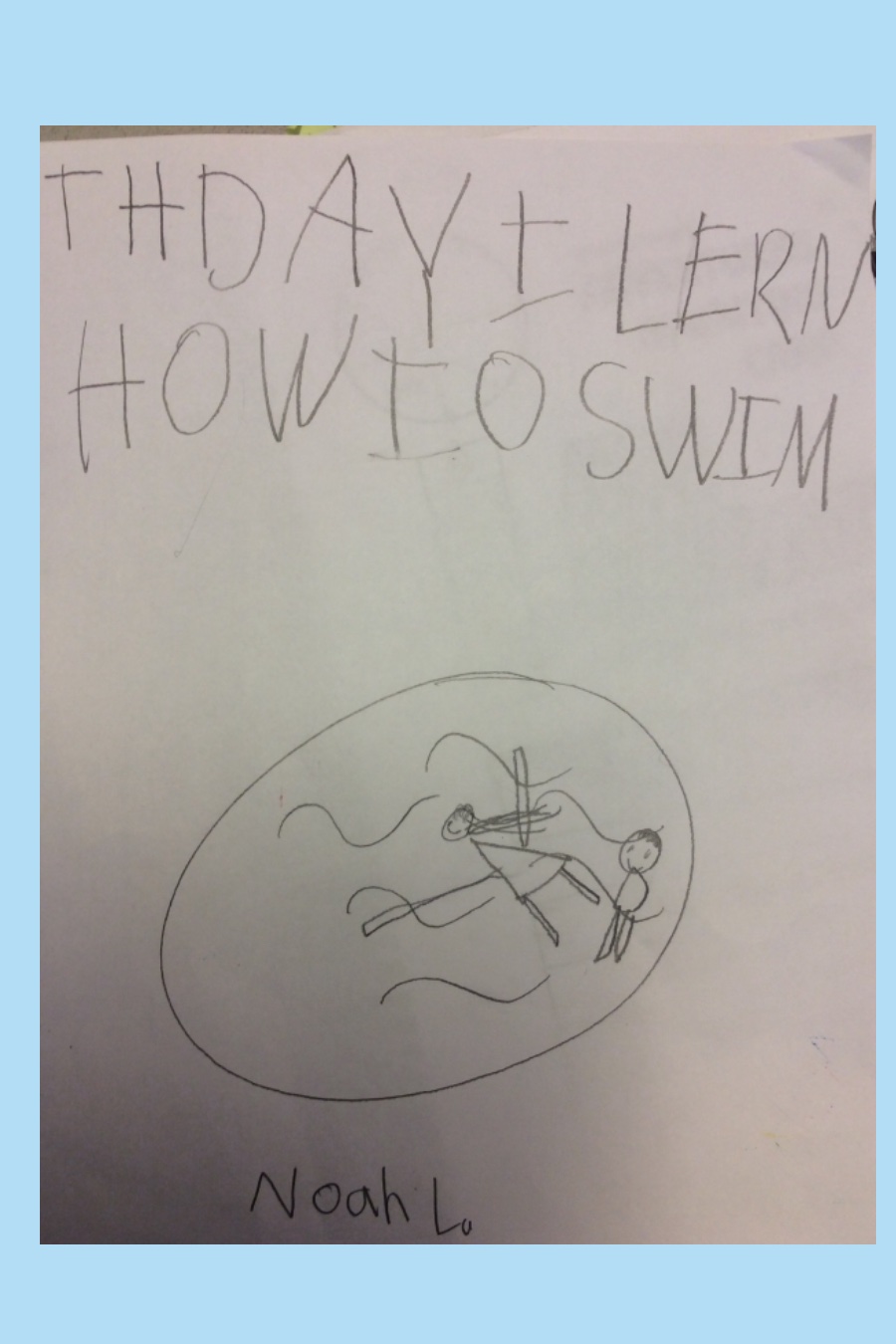 The Day I Learned How to Swim by Noah L
