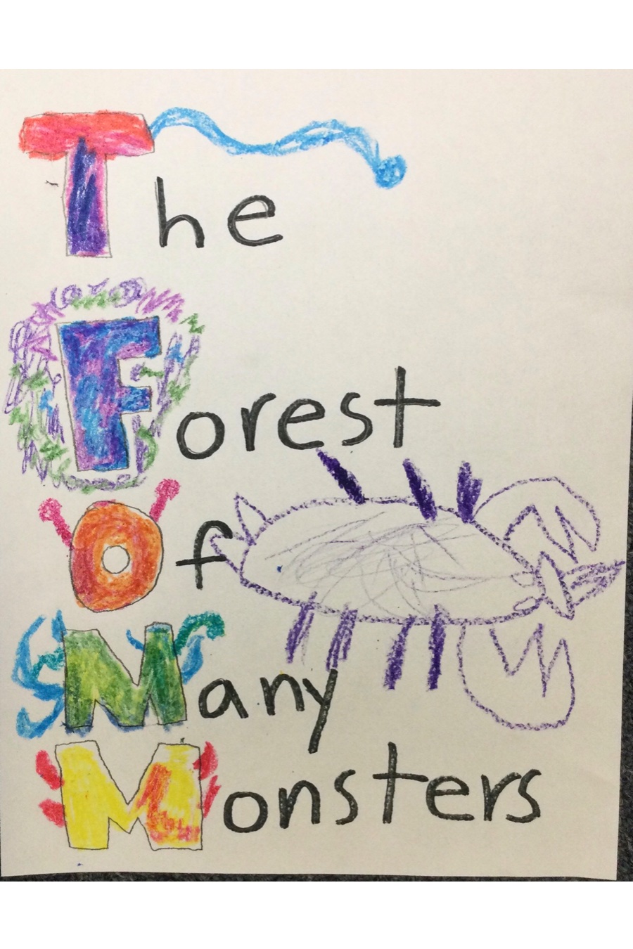 The Forest of Many Monsters by 1st Grade – July 15 – Cupertino 1