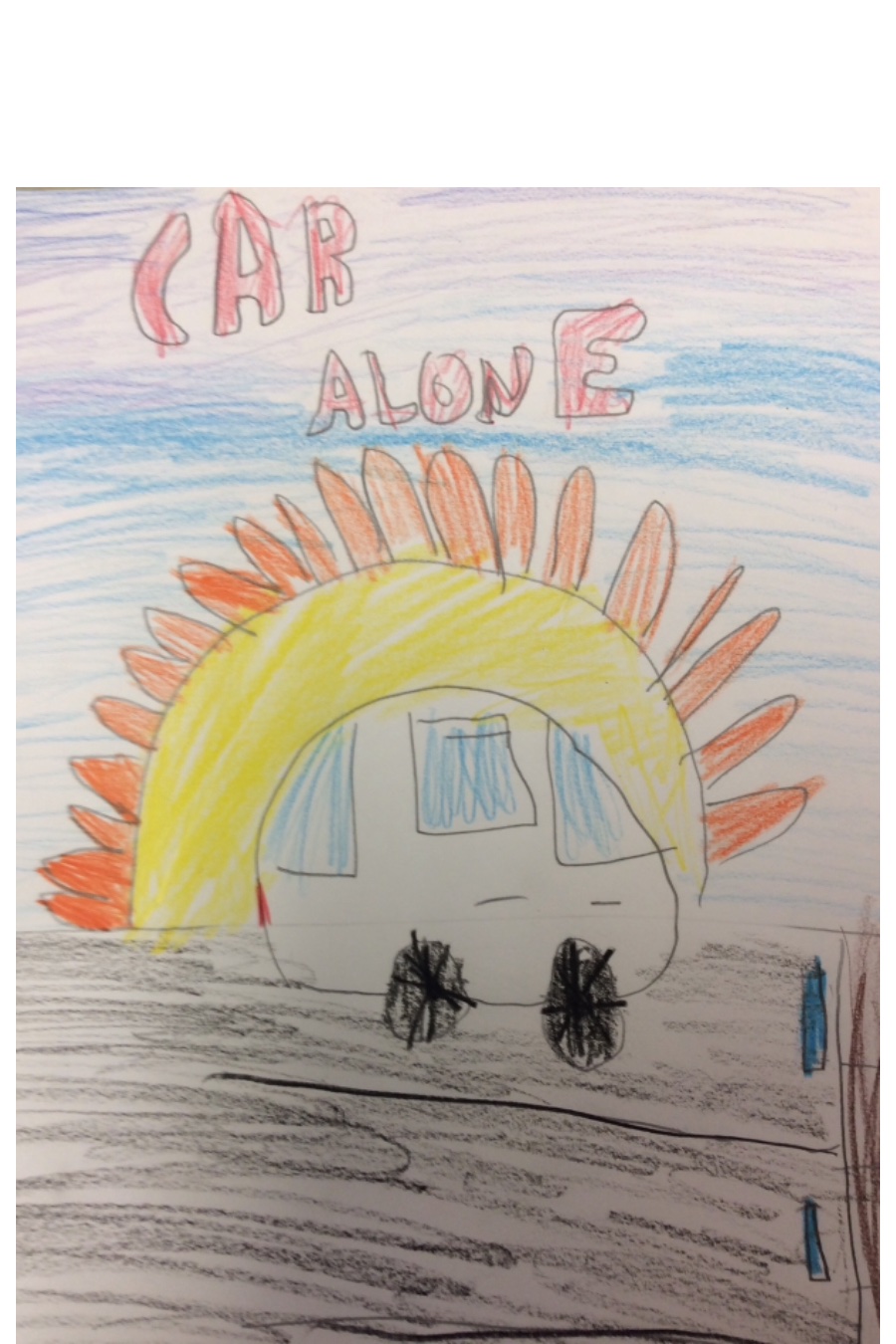 Car Alone by Ahana B