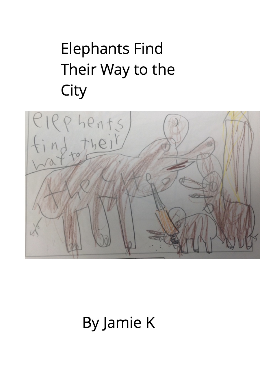 Elephants Find Their Way to the City by Jamie James K