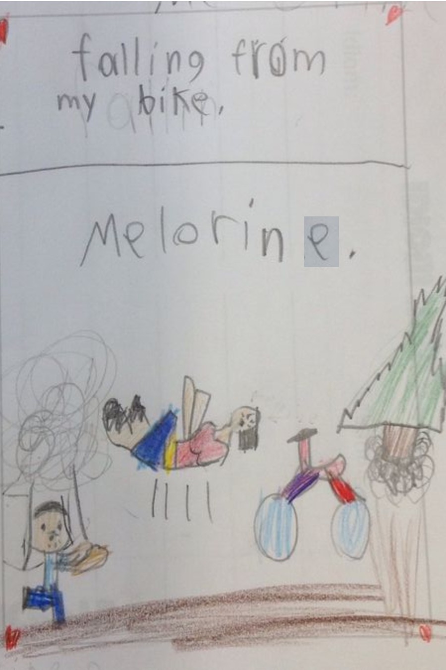 Falling From My Bike by Melorine A