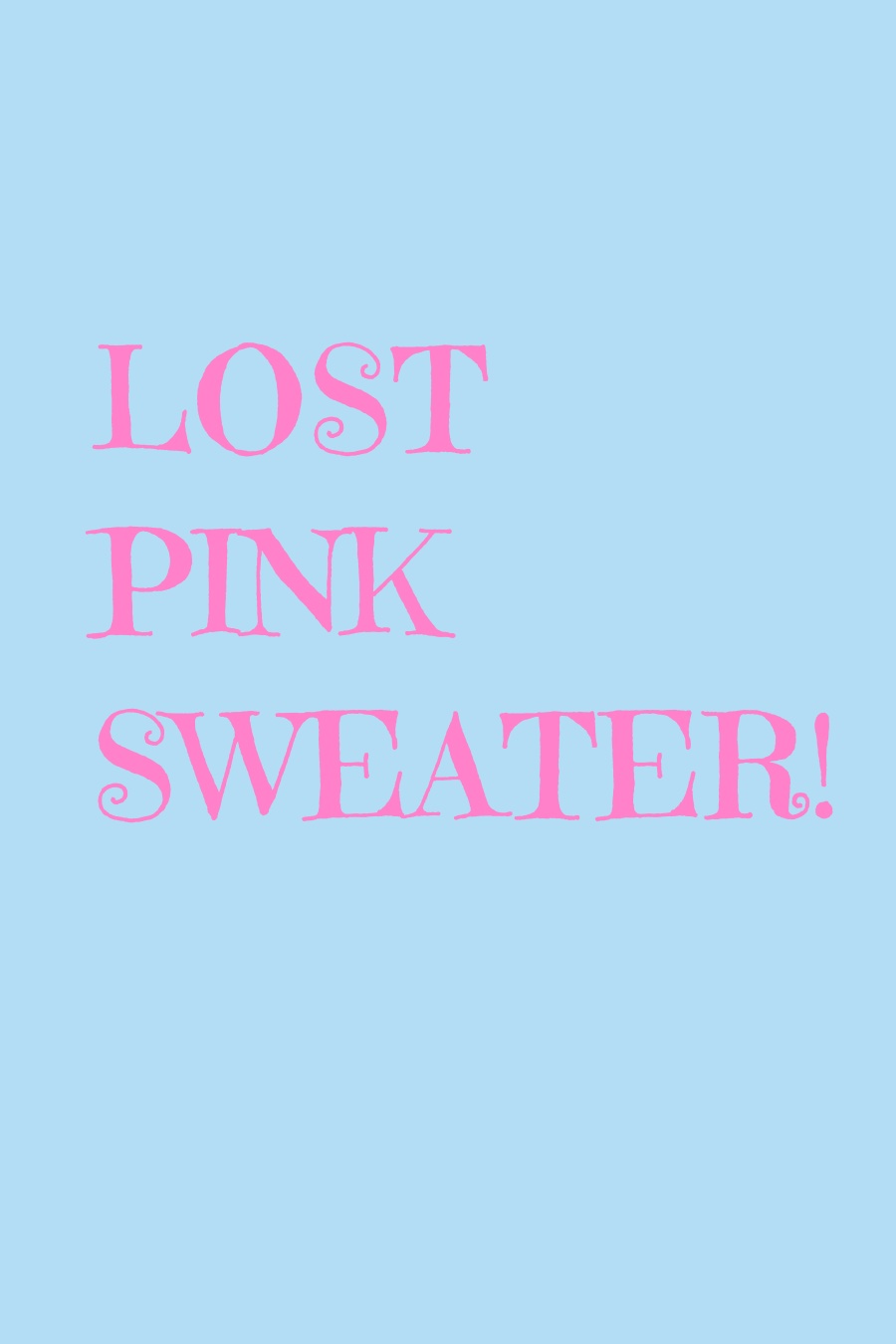Pink Sweater by Aria F