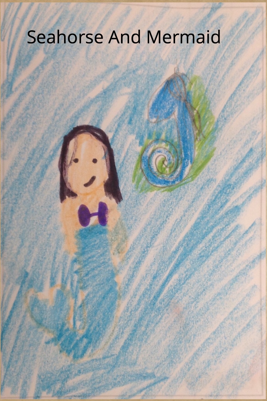 Seahorse and Mermaid by Ariana P