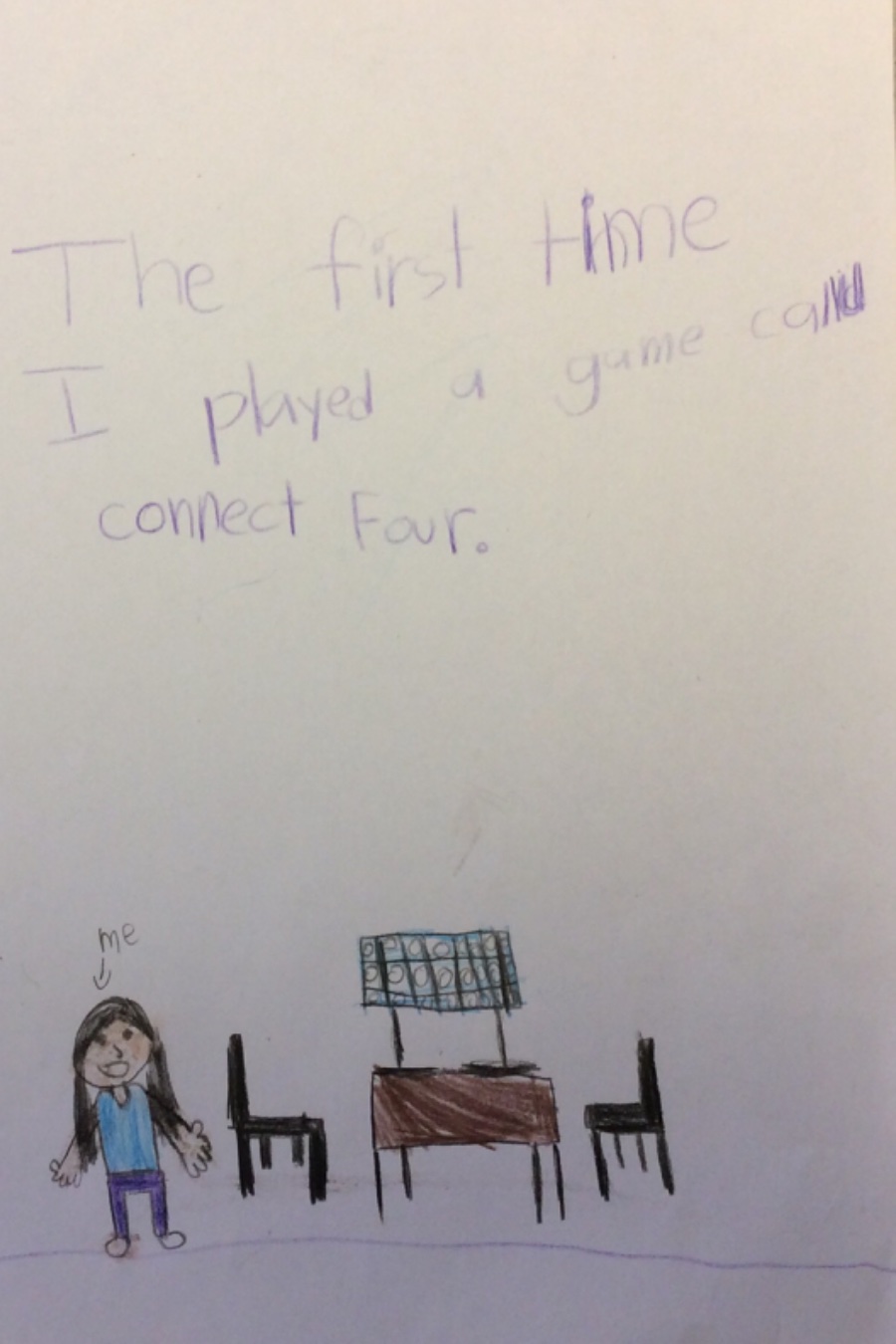 The First Time I Played Connect Four by Yuni P