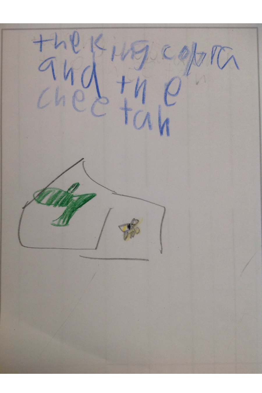 The King Cobra and the Cheetah by Lucas L