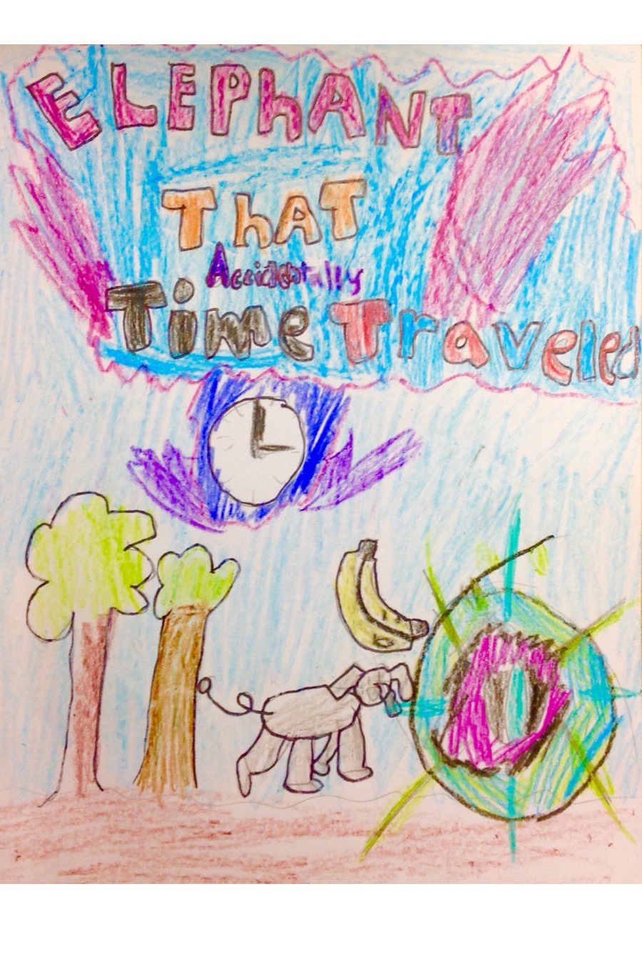 Elephant That Accidentally Time Traveled by Alex D