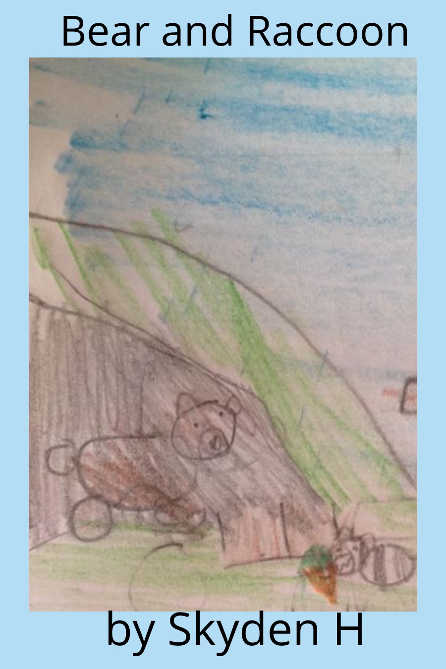 Bear and Racoon by Skyden H