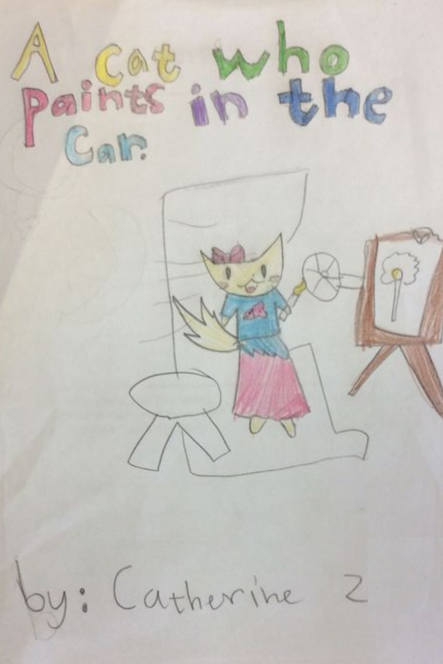 A Cat Who Paints in the Car by Catherine Z