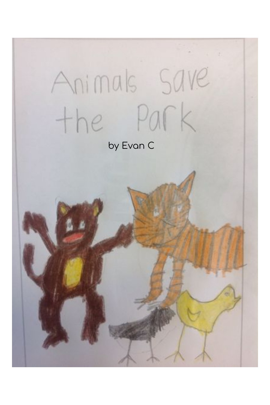 Animals Save the Park by Evan C