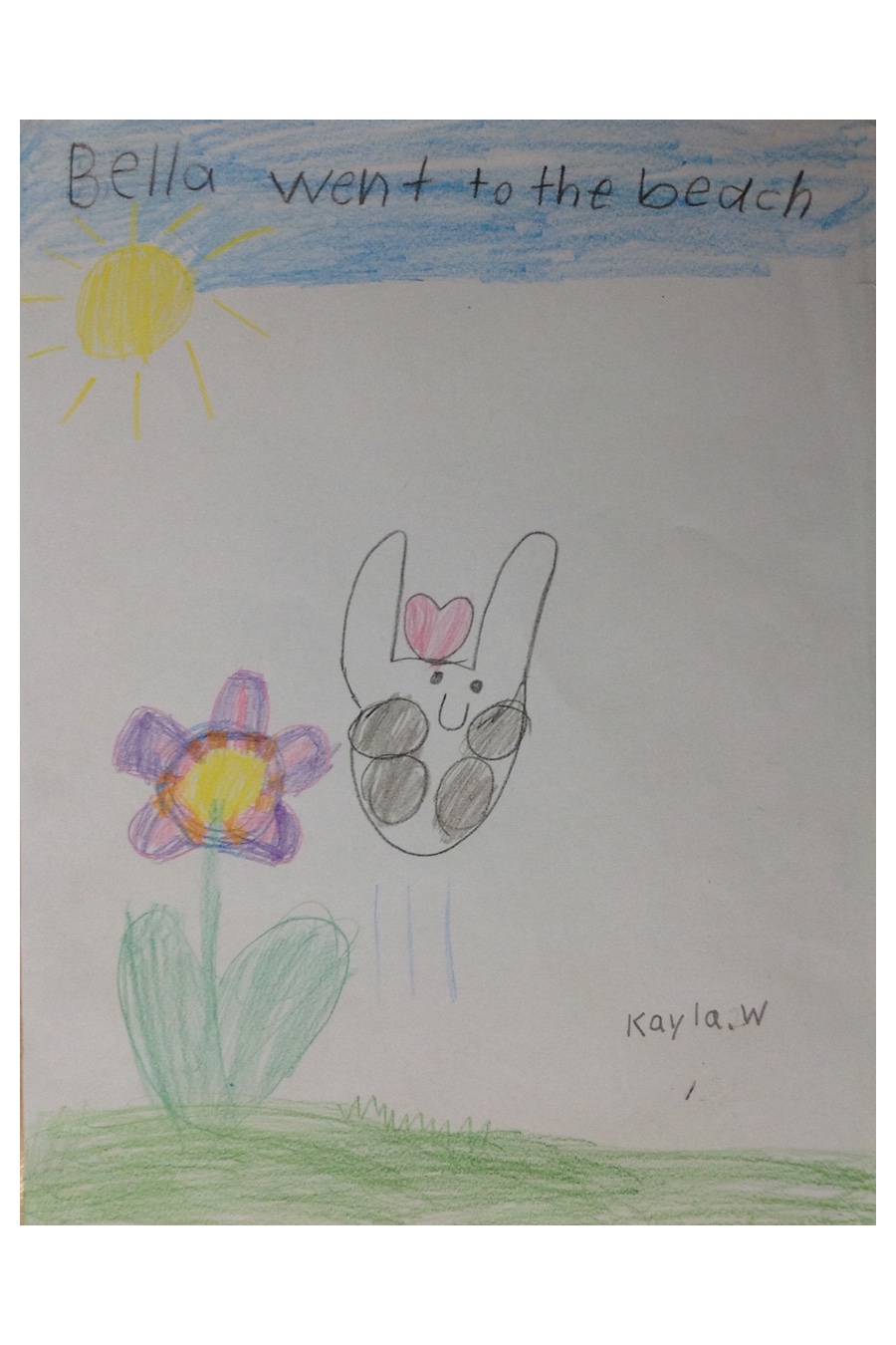 Bella Went to the Beach by Kayla W