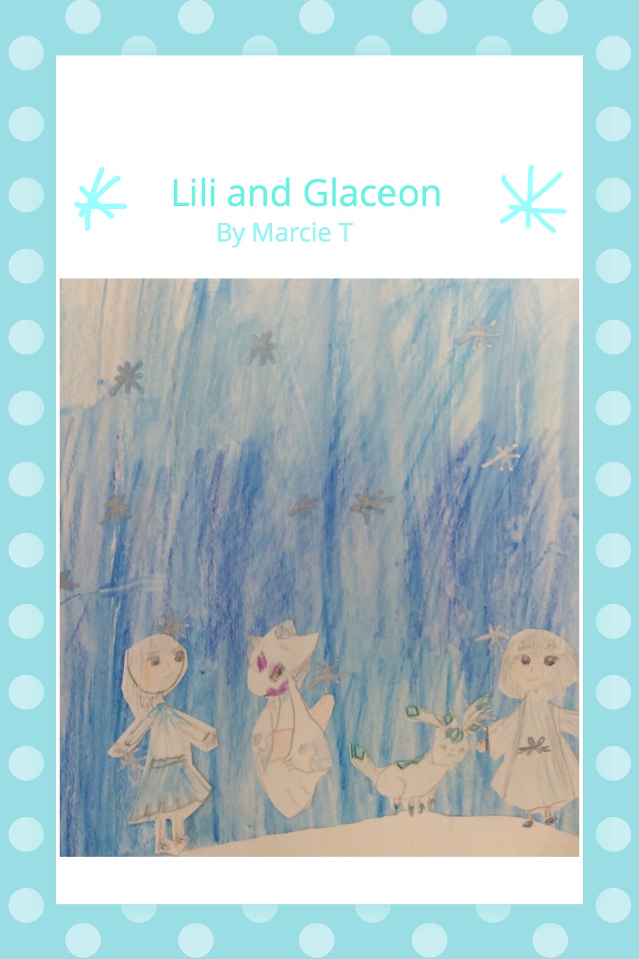 Lili and Glaceon by Marceline Marcie T
