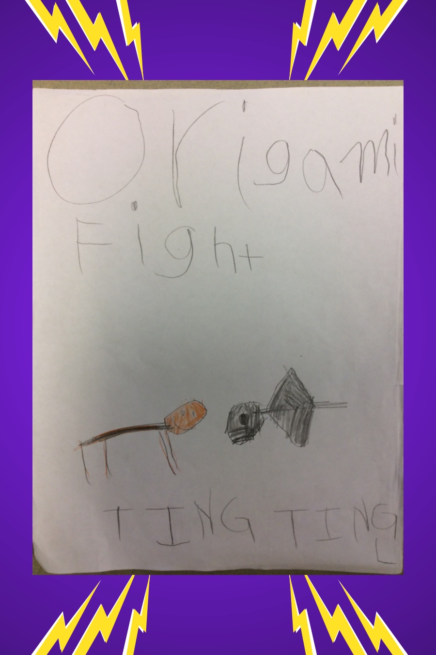 Origami Fight by Yiting Ting Ting L