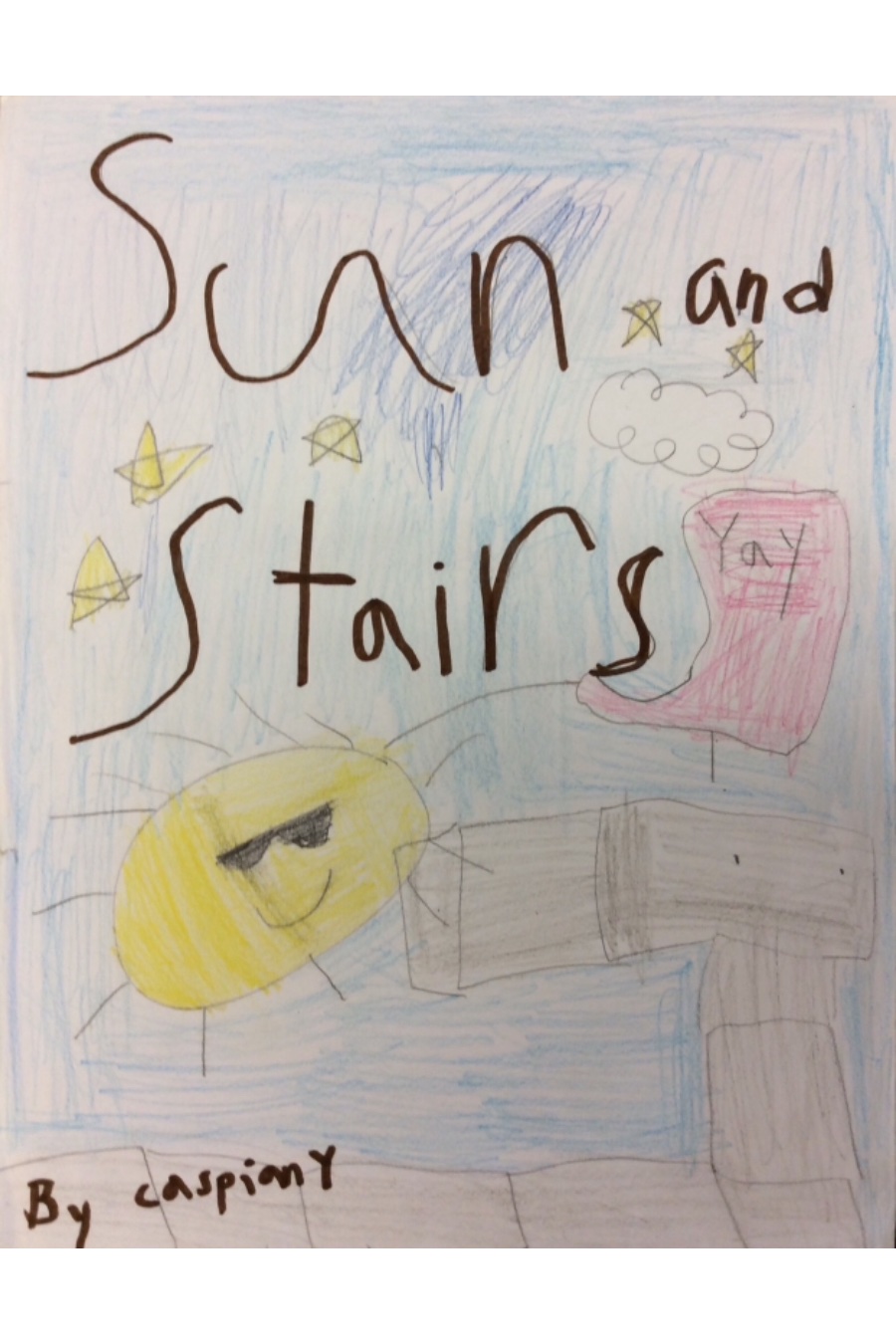 Sun and Stairs by Caspian Y
