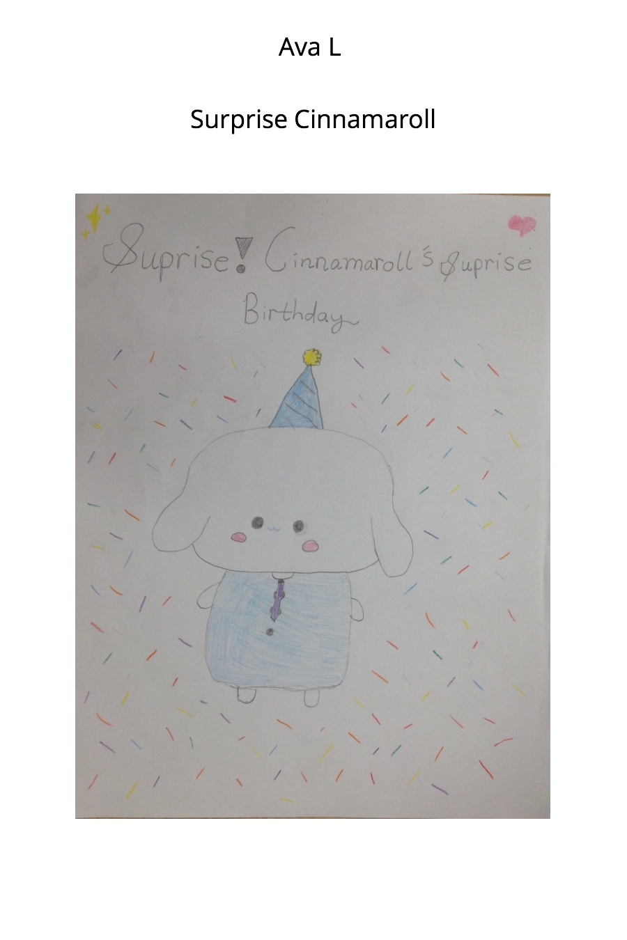 Surprise! Cinnamaroll’s Surprise Birthday by Ava L