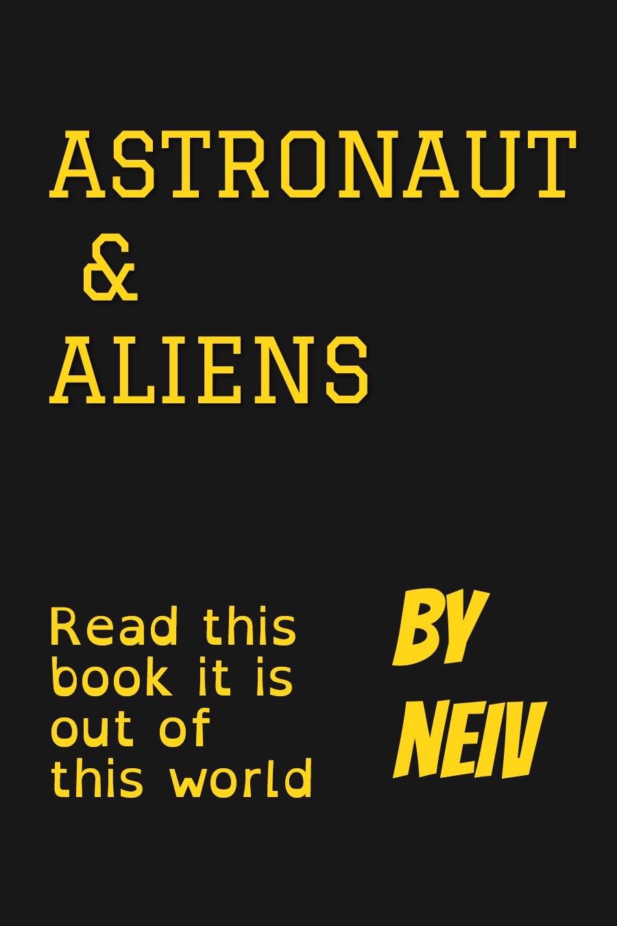 Astronaut & Aliens by Neiv B
