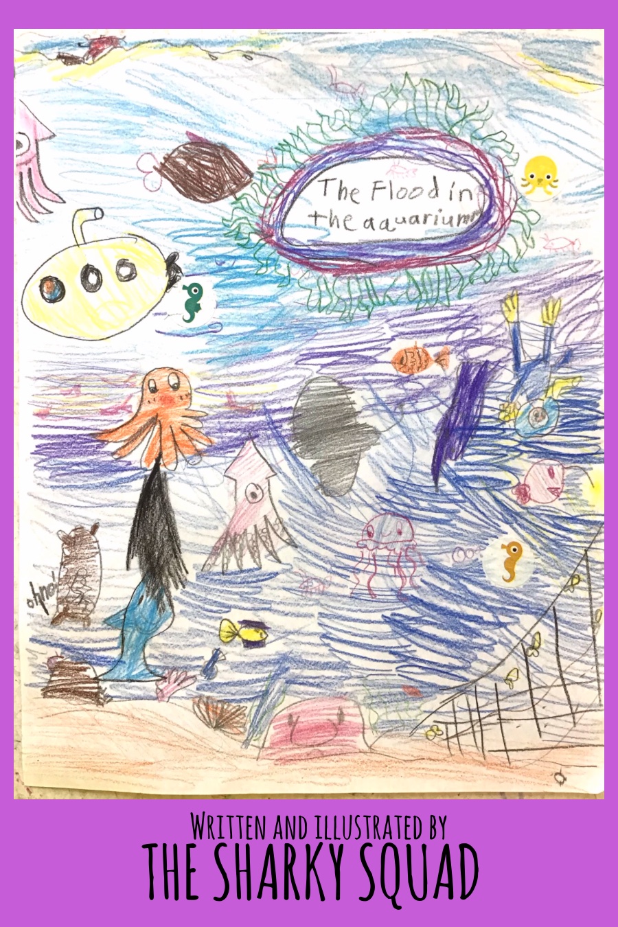 The Flood in the Aquarium by Burlingame-July 7-1st Grade