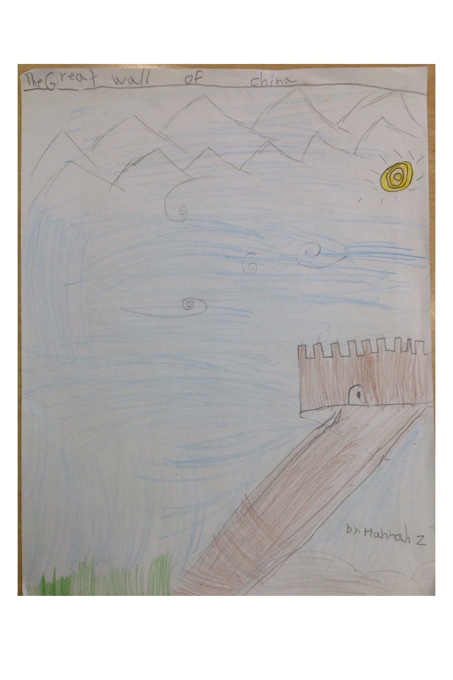 The Great Wall of China by Hannah Z