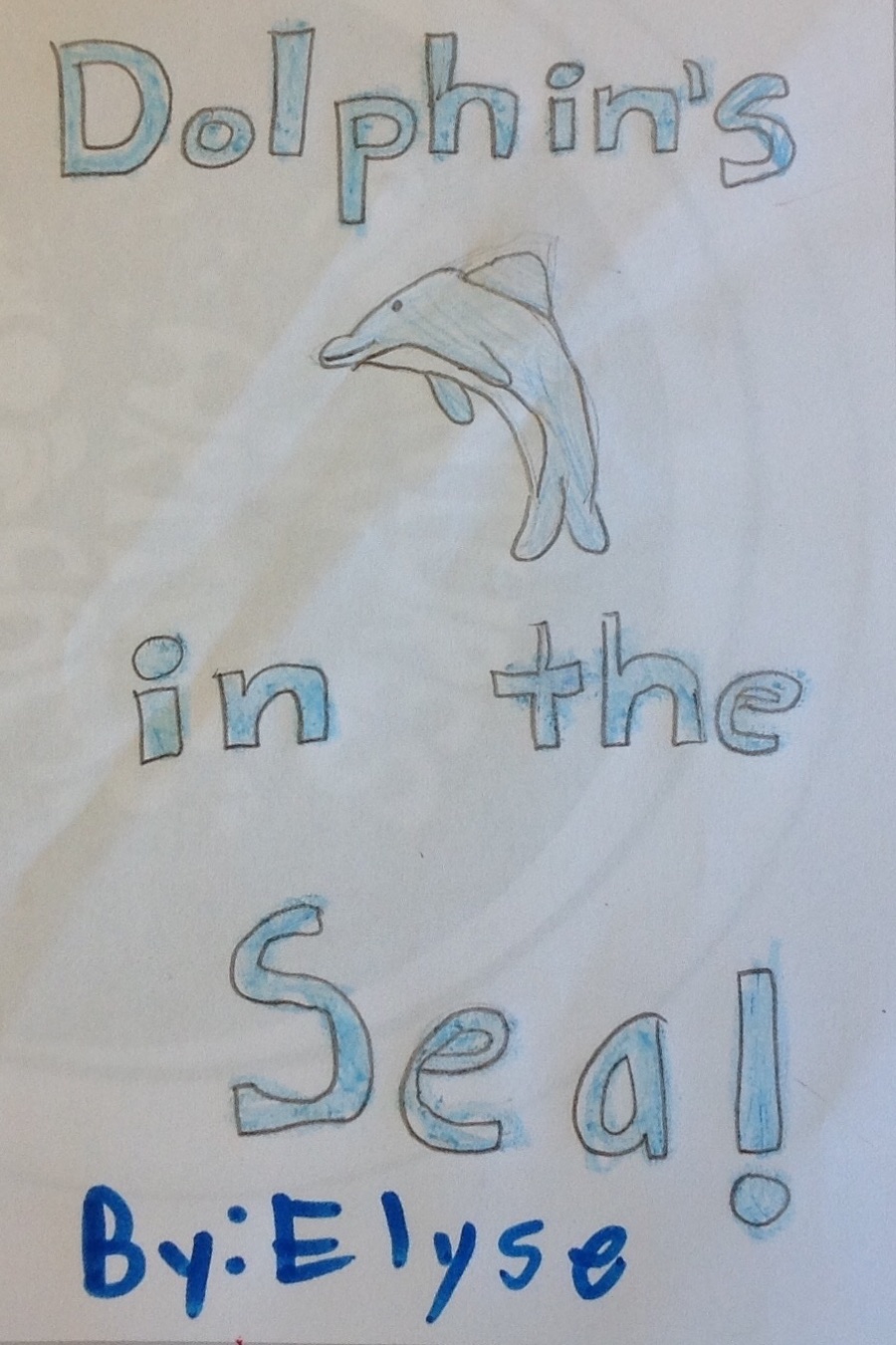 Dolphins in the Sea by Elyse Y